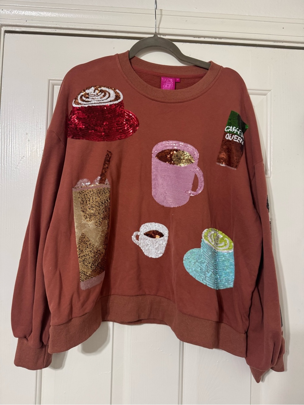 Queen Of Sparkles Coffee Sweatshirt